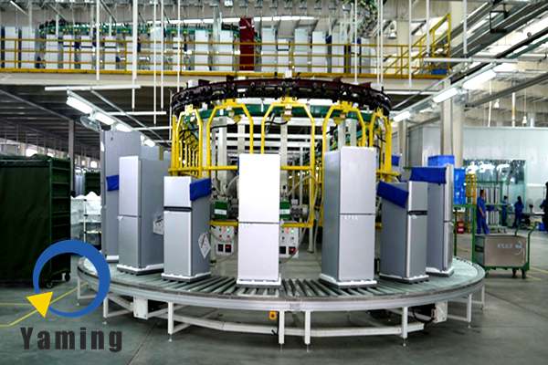 Refrigerator assembly line